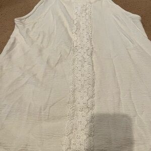 Chic Cream Tank Top by Cable & Gauge